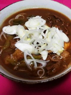 とっても美味しいカレー蕎麦(うどん)-レシピのメイン写真