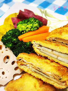 豚肉と蓮根のごま味噌ミルフィーユカツ-レシピのメイン写真