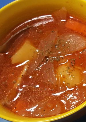 鶏肉とたっぷり野菜のトマトスープ-レシピのメイン写真