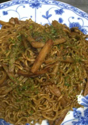 味噌バタれん根風焼きそば☆-レシピのメイン写真