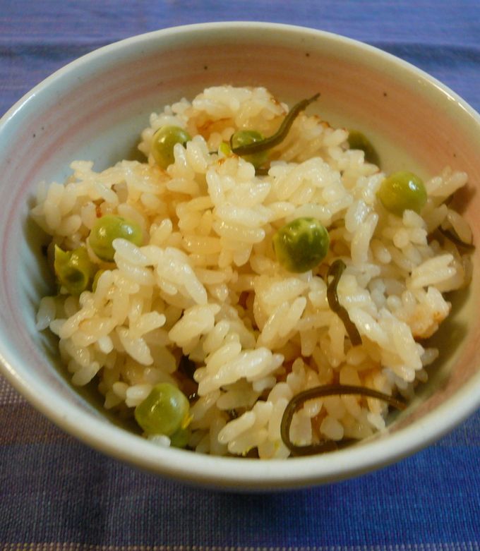 塩昆布入り☆豆ご飯 by おぶうさま 【クックパッド】 簡単おいしい