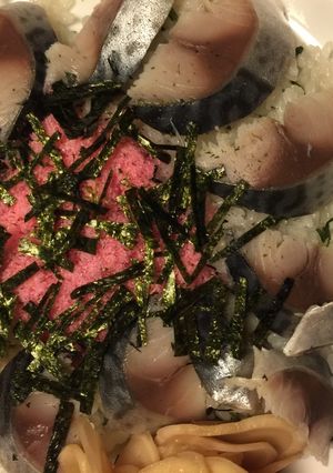 しめサバのちらし寿司　紫蘇酢飯でさっぱり-レシピのメイン写真