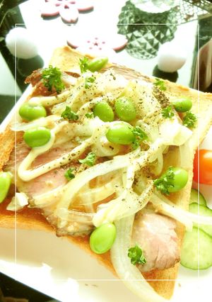 端っこグルメ✿ローストビーフトースト-レシピのメイン写真