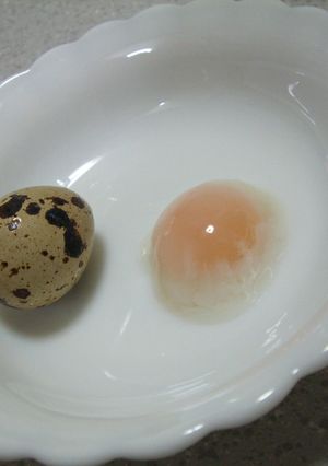 うずらの卵で☆温泉タマゴはいかがでしょ♪-レシピのメイン写真