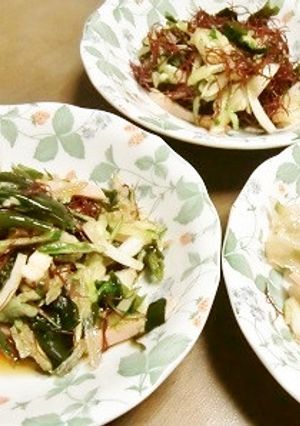 ミツカン味ぽんで、きゅう入りの海藻サラダ-レシピのメイン写真