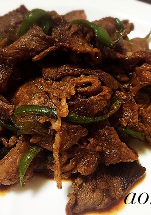 牛肉とピーマンのニンニク醤油炒め-レシピのメイン写真