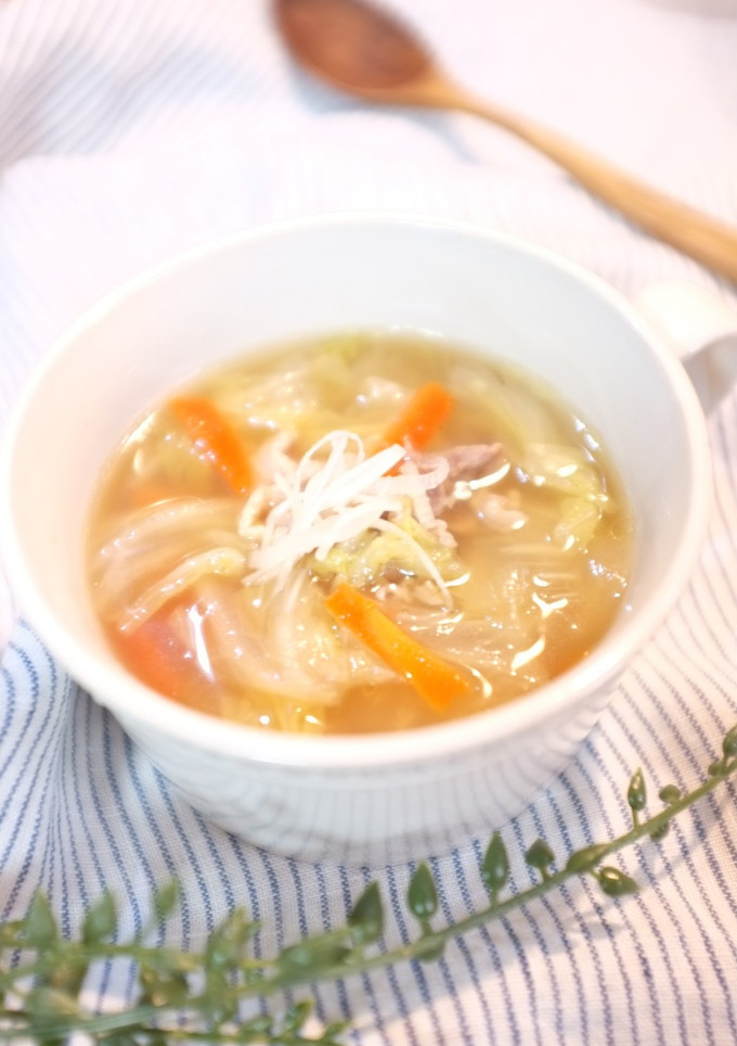豚肉と白菜のほっこりしょうがスープ-レシピのメイン写真