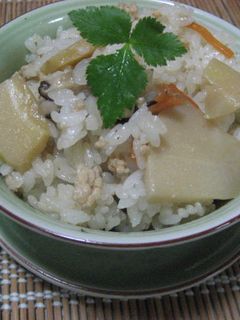 簡単たけのこ混ぜご飯-レシピのメイン写真