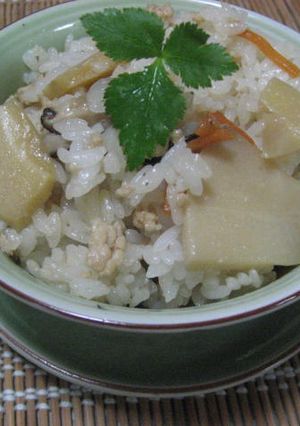 簡単たけのこ混ぜご飯-レシピのメイン写真