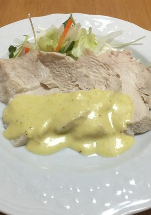 鳥むね肉の塩柚子ソース-レシピのメイン写真