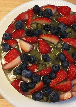 【簡単おやつ】ベリーのレアチーズケーキ-レシピのメイン写真