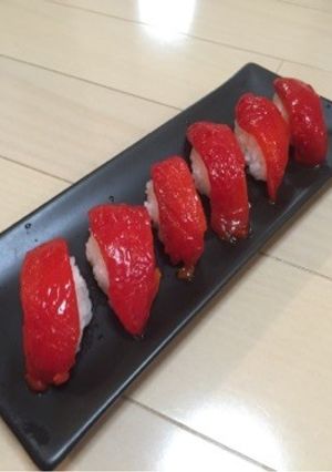 偽☆漬けマグロ寿司！-レシピのメイン写真