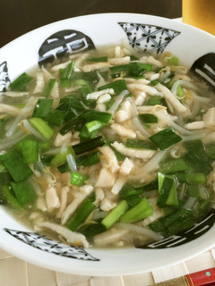 もやしとニラのスープ麺-レシピのメイン写真