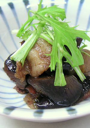 なすと豚ばら肉の甘辛煮-レシピのメイン写真