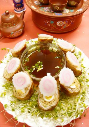 ポークロールラーメン-レシピのメイン写真