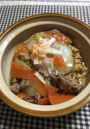お焦げ風ら〜めん♪-レシピのメイン写真