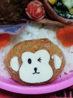 キャラ弁♡申年 おさるさん♡キャラおかず-レシピのメイン写真