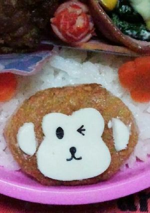 キャラ弁♡申年　おさるさん♡キャラおかず-レシピのメイン写真