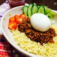 サッポロ一番でジャージャー麺風