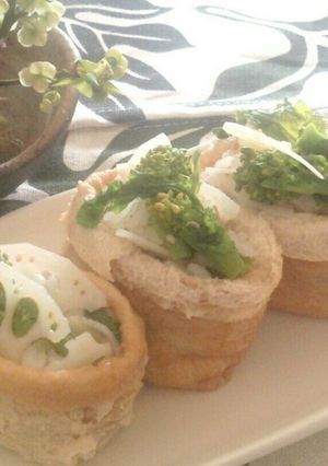 菜の花いなり-レシピのメイン写真