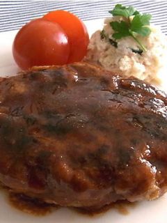 【低糖質】ハンバーグ-レシピのメイン写真