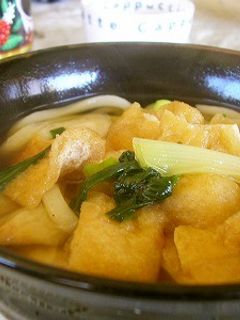 冷凍きつねうどん-レシピのメイン写真