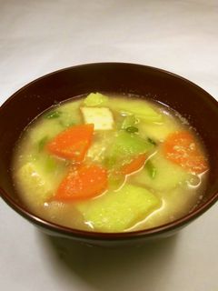 コクが決め手のみそ汁 -レシピのメイン写真