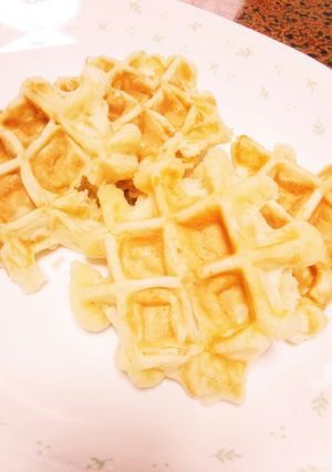 卵なし豆腐＆豆乳ワッフル-レシピのメイン写真