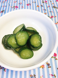 簡単給食メニュー!きゅうりのオイル漬け-レシピのメイン写真