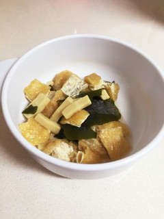 油揚げの煮物〜離乳食-レシピのメイン写真