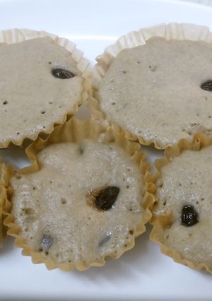 短時間で！簡単リメイク♪黒豆蒸しパン。-レシピのメイン写真