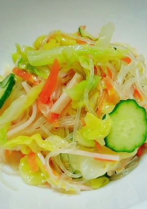 春キャベツと春雨の和え物-レシピのメイン写真