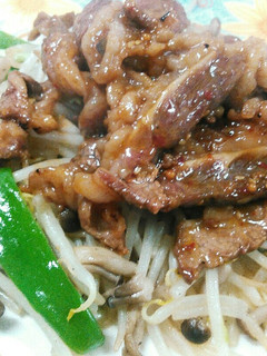 簡単☆牛ばら肉焼き 焼き野菜-レシピのメイン写真