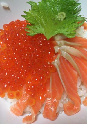 サーモンとイクラの海鮮親子丼☆-レシピのメイン写真