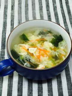 ふわふわ 卵スープ-レシピのメイン写真