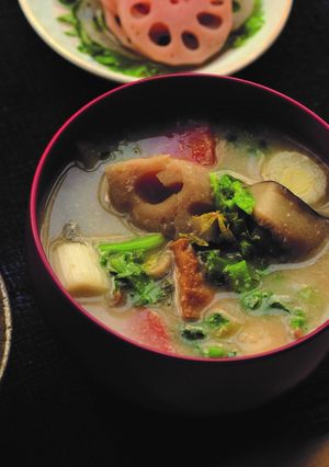 身体の芯から温まる♪真冬に最適！根菜粕汁-レシピのメイン写真