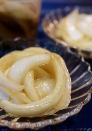 新玉ねぎの甘辛ポン酢漬け胡麻油風味-レシピのメイン写真