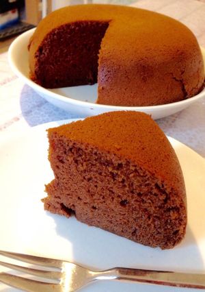 計量簡単♪炊飯器で生チョコケーキ☆-レシピのメイン写真