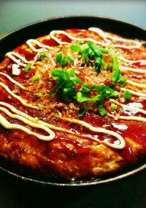 もちとチーズ入り山芋鉄板焼-レシピのメイン写真