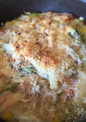 山芋でラーメングラタン-レシピのメイン写真
