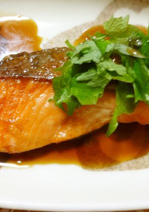 鮭の照り焼き-レシピのメイン写真