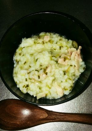 生姜とネギと豚肉のポカポカ雑炊-レシピのメイン写真
