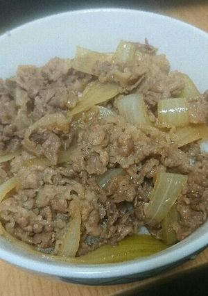 基本の牛丼-レシピのメイン写真