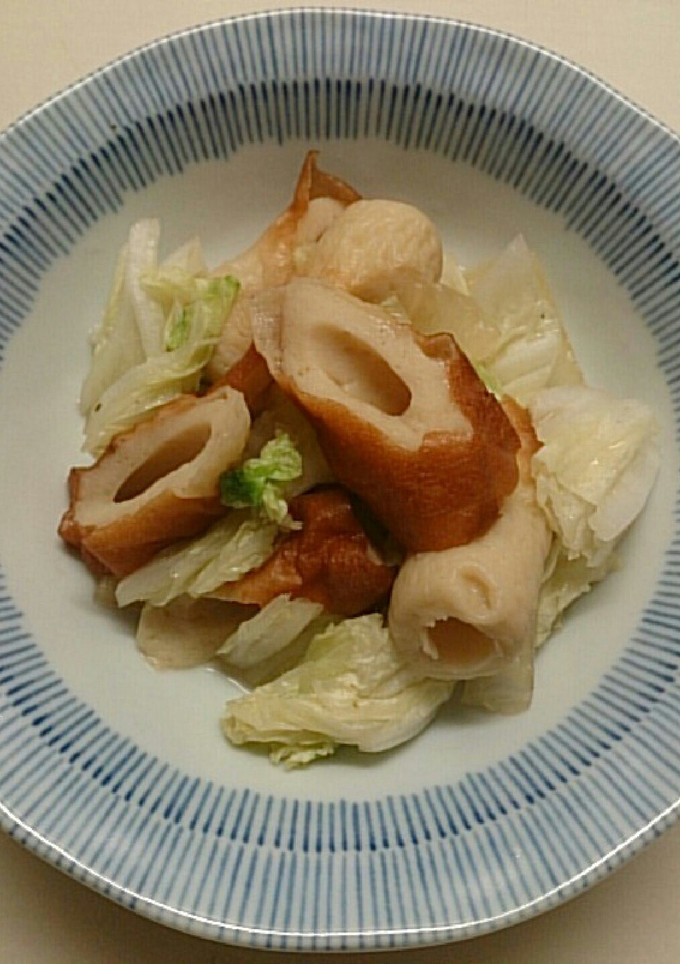 ちくわと白菜の簡単煮-レシピのメイン写真