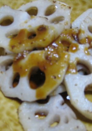 蓮根炒めは焼肉ダレで-レシピのメイン写真