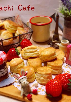 トースターでふんわりミニチュア♡スコーン-レシピのメイン写真