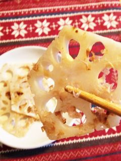 必勝祈願!れんこんの和え物-レシピのメイン写真