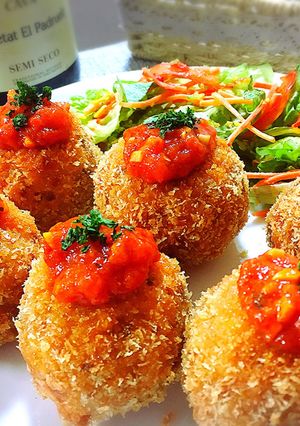 ミートソース缶で簡単!ライスコロッケ♪-レシピのメイン写真