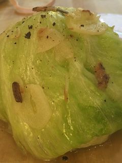 レタスとアンチョビにんにくのホットサラダ-レシピのメイン写真