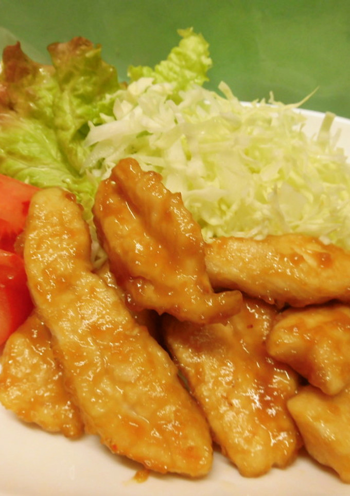 ささみの生姜焼き♪-レシピのメイン写真